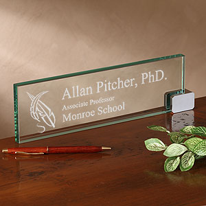 Engraved name plates